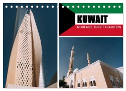 Cover-Bild zum Titel 'Kuwait - Moderne trifft Tradition (Tischkalender 2026 DIN A5 quer), CALVENDO Monatskalender' von 'Sonja Schlichter'