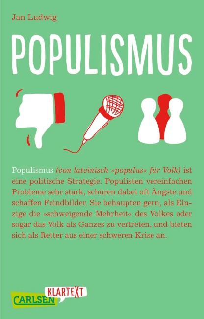 Populismus (Carlsen Klartext) - Jan Ludwig