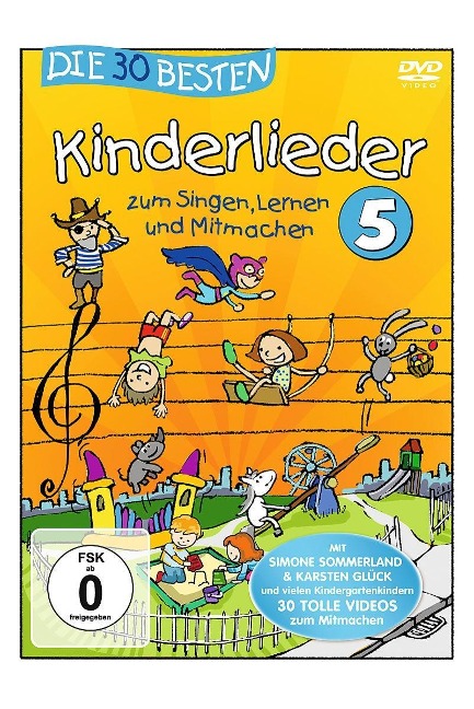 Die 30 Besten Kinderlieder 5 (DVD) - S. /Glück Sommerland