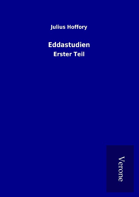 Eddastudien - Julius Hoffory