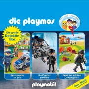 Cover-Bild zum Titel 'Die große Detektiv-Box - Das Original Playmobil Hörspiel, Folgen 46, 66, 73' von 'David Bredel, Florian Fickel'