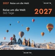 Cover-Bild zum Titel 'Reise um die Welt - KUNTH 365-Tage-Abreißkalender 2027' von ''
