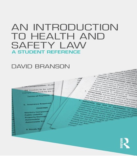 An Introduction to Health and Safety Law - David Branson