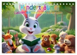 Cover-Bild zum Titel 'Kinderträume - Lachen mit tierischen Kameraden (Tischkalender 2026 DIN A5 quer), CALVENDO Monatskalender' von 'Paul Michalzik'