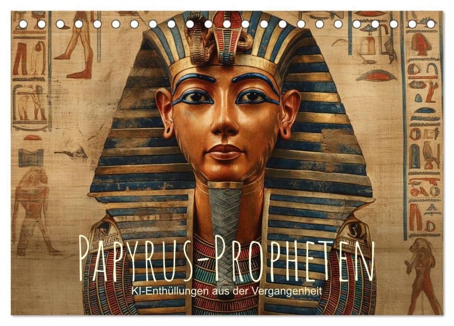 Papyrus-Propheten - KI-Enthüllungen aus der Vergangenheit (Tischkalender 2026 DIN A5 quer), CALVENDO Monatskalender - Artefacti Artefacti