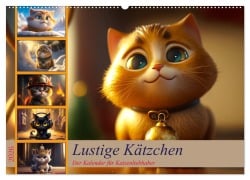Cover-Bild zum Titel 'Lustige Kätzchen (Wandkalender 2026 DIN A2 quer), CALVENDO Monatskalender' von 'Dirk Meutzner'