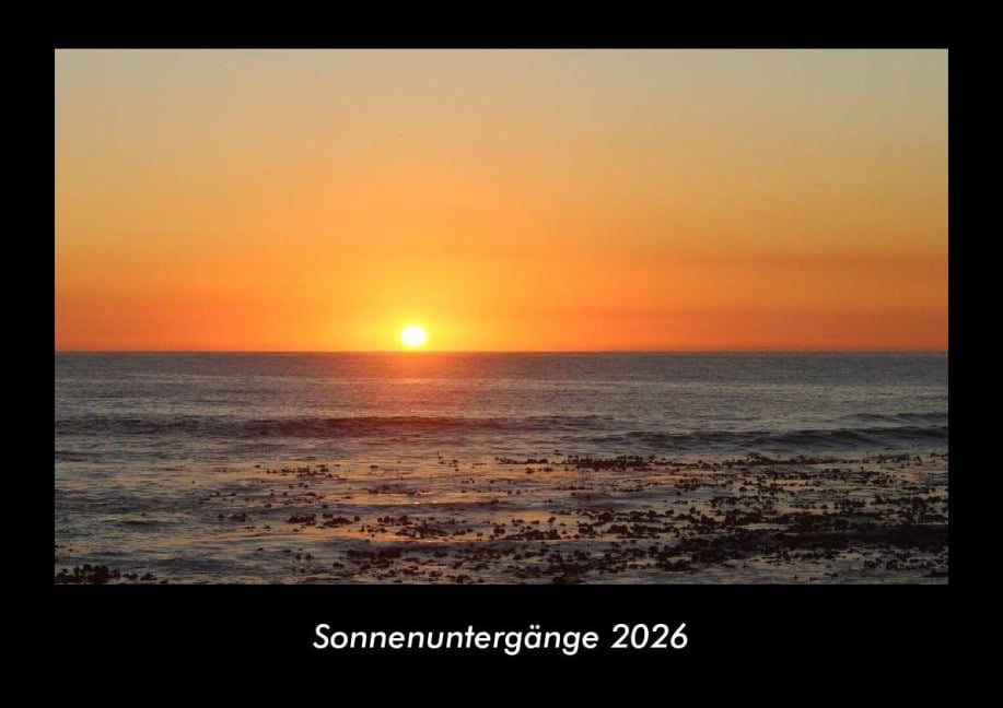 Sonnenuntergänge 2026 Fotokalender DIN A3 - Tobias Becker
