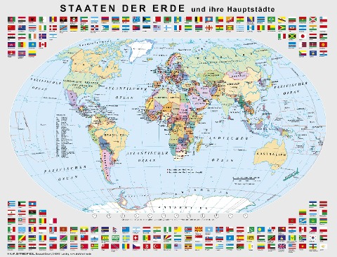 Lernpuzzle Staaten der Erde - 