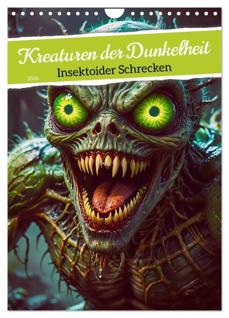 Kreaturen der Dunkelheit - Insektoider Schrecken (Wandkalender 2026 DIN A4 hoch), CALVENDO Monatskalender - Sell Pixs:Sell