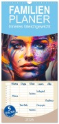 Cover-Bild zum Titel 'Familienplaner 2026 - Inneres Gleichgewicht mit 5 Spalten (Wandkalender, 21 x 45 cm) CALVENDO' von 'Dirk Meutzner'