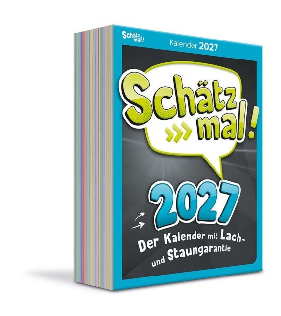 Schätz mal! Kalender 2027 - 