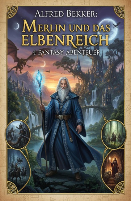 Merlin und das Elbenreich: 4 Fantasy Abenteuer - Alfred Bekker