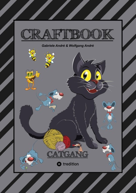 CRAFTBOOK - SUPER SPIEL - CATCH THE RAT - TOLLE MOTIVE - KREATIVES MALEN - BASTELN - MOGO DIE MAUS - KATZENBILDER - Gabriele André, Wolfgang André