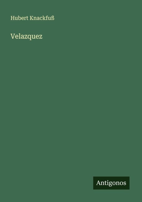 Velazquez - Hubert Knackfuß
