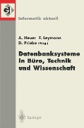 Cover-Bild zum Titel 'Datenbanksysteme in Büro, Technik und Wissenschaft' von ''