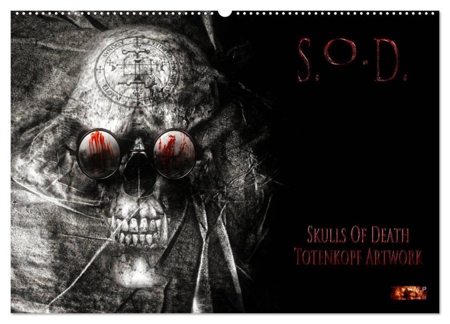 S.O.D. - Skulls Of Death Vol. II - Totenkopf Artworks (Wandkalender 2026 DIN A2 quer), CALVENDO Monatskalender - Mario Heyer (Mtp Art)