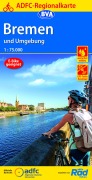 Cover-Bild zum Titel 'ADFC-Regionalkarte Bremen und Umgebung, 1:75.000, mit Tagestourenvorschlägen, reiß- und wetterfest, E-Bike-geeignet, GPS-Tracks Download' von ''