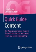 Cover-Bild zum Titel 'Quick Guide Content' von 'Lydia Hagen, Christina Münzer'