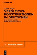 Cover-Bild zum Titel 'Vergleichskonstruktionen im Deutschen' von 'Agnes Jäger'