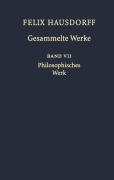 Cover-Bild zum Titel 'Felix Hausdorff - Gesammelte Werke Band VII' von 'Felix Hausdorff'