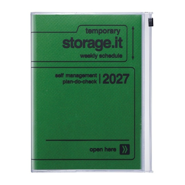 MARK'S 2026/27 Diary A5 Storage.it  // Green - 