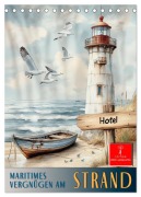 Cover-Bild zum Titel 'Maritimes Vergnügen am Strand (Tischkalender 2026 DIN A5 hoch), CALVENDO Monatskalender' von 'Peter Roder'