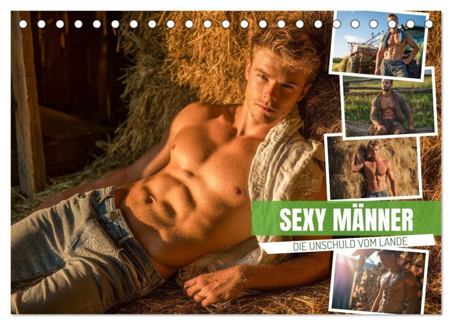 Sexy Männer - Die Unschuld vom Lande (Tischkalender 2027 DIN A5 quer), CALVENDO Monatskalender - Mb Fotografie
