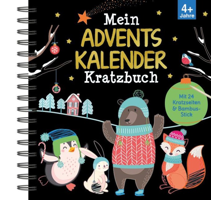 Mein Adventskalender-Kratzbuch - 