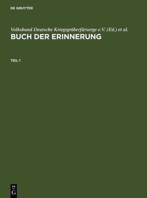 Buch der Erinnerung - 