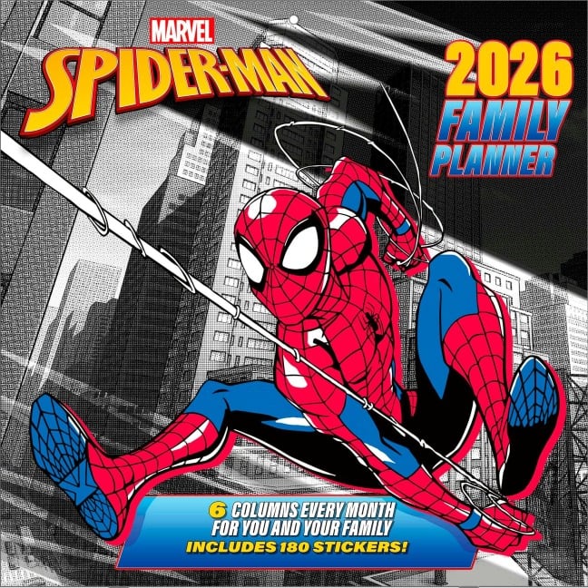 SPIDER-MAN Familienplaner  im Format 30 x 30 - 