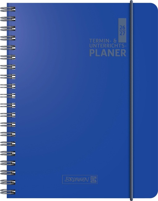 Termin- & Unterrichtsplaner 2026/2027 | A5, Kunststoff, blau - 