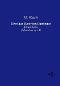 Cover-Bild zum Titel 'Über das Harz von Dammara Orientalis' von 'M. Koch'