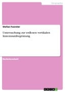 Untersuchung zur erdlosen vertikalen Innenraumbegrünung - Stefan Foerster