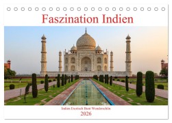 Cover-Bild zum Titel 'Faszination Indien (Tischkalender 2026 DIN A5 quer), CALVENDO Monatskalender' von 'Roland Brack'