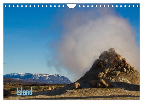 Island (Wandkalender 2025 DIN A4 quer), CALVENDO Monatskalender - Andrea Koch
