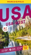 Cover-Bild zum Titel 'MARCO POLO Reiseführer USA West' von 'Karl Teuschl'