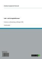 Lehr- und Lernplattformen - Arkadiusz Frydyada de Piotrowski
