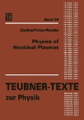 Physics of Nonideal Plasmas - 