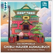 Cover-Bild zum Titel 'Das inoffizielle Ghibli-Häuser Ausmalbuch' von 'Citas. Paintbox'