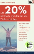 Cover-Bild zum Titel 'Die 20%-Methode mit der Sie alle Ziele erreichen' von 'Simone Janson'