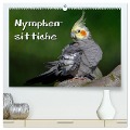 Nymphensittiche (hochwertiger Premium Wandkalender 2024 DIN A2 quer), Kunstdruck in Hochglanz - Martina Berg