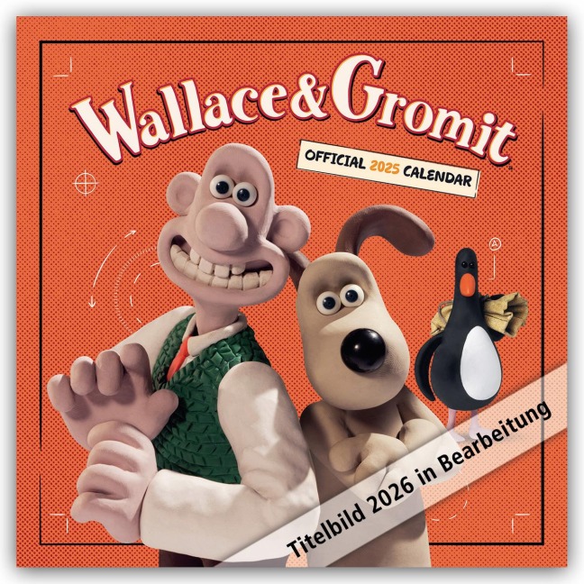 Wallace and Gromit 2026 - Wandkalender - Danilo Promotion Ltd