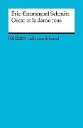 Cover-Bild zum Titel 'Lektüreschlüssel zu Éric-Emmanuel Schmitt: Oscar et la dame rose' von 'Michaela Banzhaf'