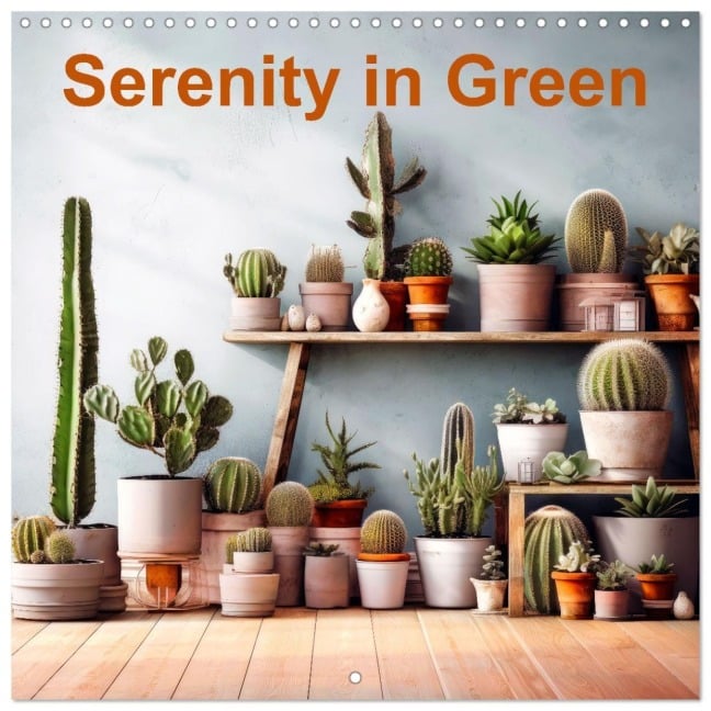 Serenity in Green (Wall Calendar 2026 12 × 12 Inch) CALVENDO 12 Month Wall Calendar - Justyna Jaszke JBJart