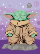 Cover-Bild zum Titel 'CreArt, Malen nach Zahlen Adults Trend - Star Wars Meditierender Grogu' von ''