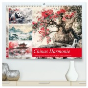 Cover-Bild zum Titel 'Chinas Harmonie - Terminplaner mit Landschaften und Symbolen (hochwertiger Premium Wandkalender 2026 DIN A2 quer), Kunstdruck in Hochglanz' von 'Anja Frost'