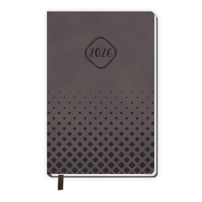 Trötsch Taschenkalender A7 Soft Touch Anthrazit 2026 - 