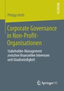 Cover-Bild zum Titel 'Corporate Governance in Non-Profit-Organisationen' von 'Philipp Hirth'