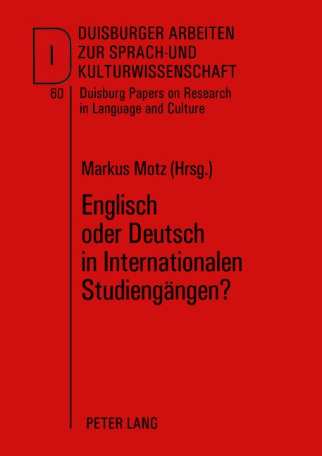 Englisch oder Deutsch in Internationalen Studiengängen? - 