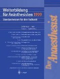 Weiterbildung für Anästhesisten 1999 - 